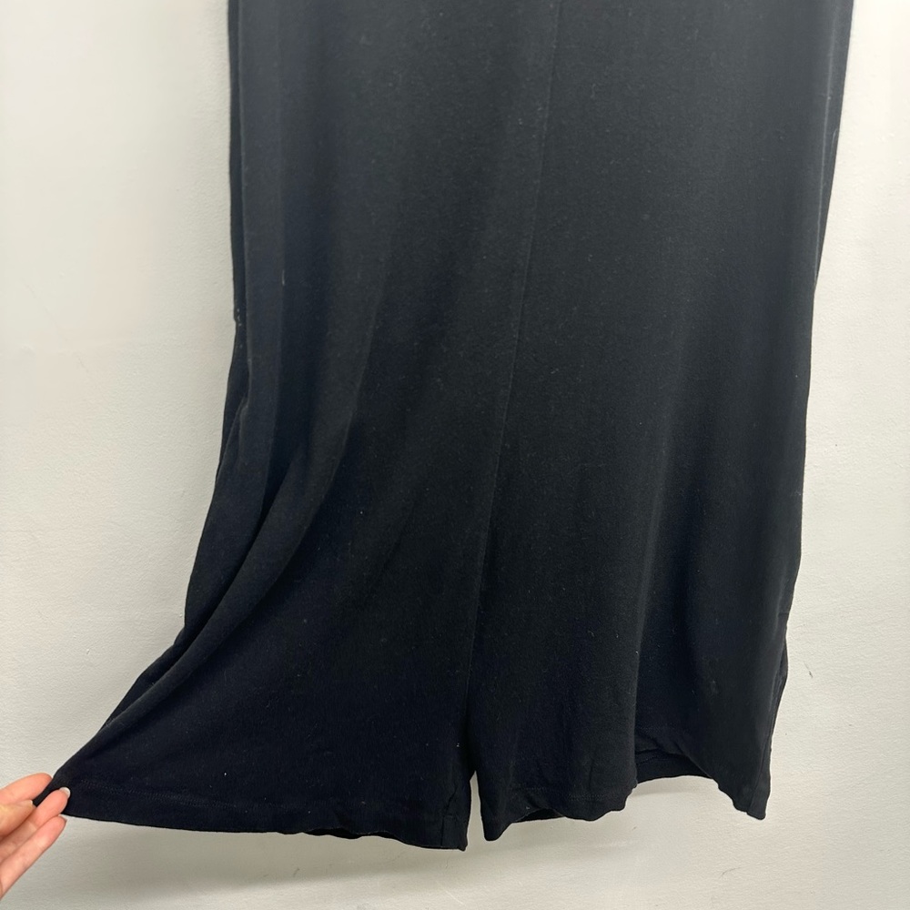 Madewell Black Cotton Shorts Romper - Picture 4 of 8